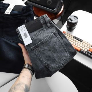 Short Jean nam. Chất jean chính phẩm co giản xịn sò dày dặn fom slim ngang gối