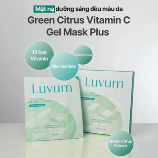 [Authentic]Mặt nạ Luvum Green Citrus 5 miếng