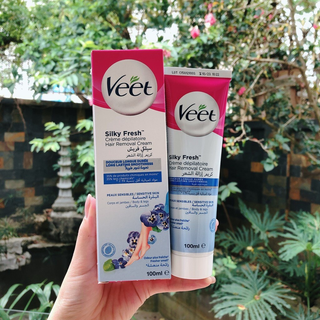 [Hàng Auth]Wax lông Veet Pháp 100ml xanh dương