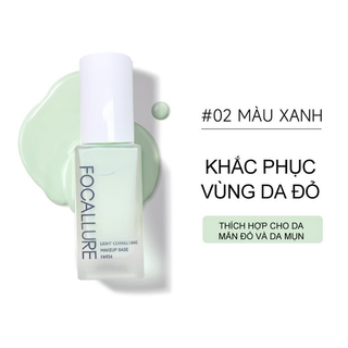 [Chính Ngạch]Kem lót Focallure light 30gr Xanh lá 02