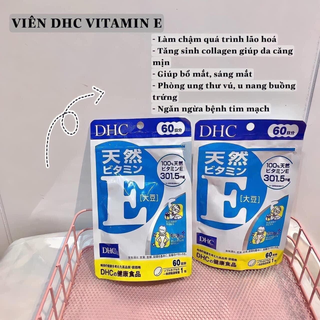 [Chính Hãng]Viên uống DHC Vitamin E 60 ngày