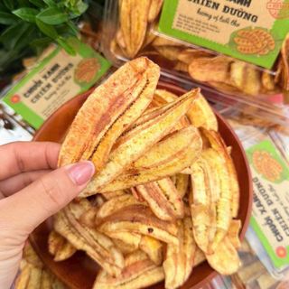 CHUỐI XANH CHIÊN ĐƯỜNG – GIÒN NGỌT CHUẨN VỊ QUÊ NHÀ 500G - WINNIE HOUSE