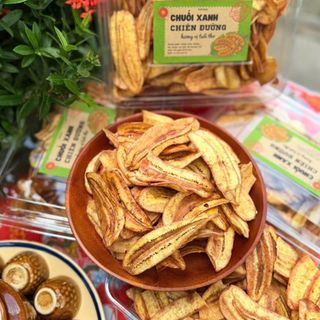 CHUỐI XANH CHIÊN ĐƯỜNG – GIÒN NGỌT CHUẨN VỊ QUÊ NHÀ 500G - WINNIE HOUSE