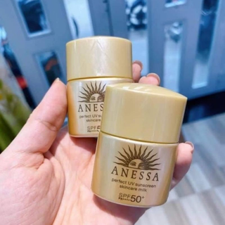[Hàng Auth]Kem chống nắng Anessa 12ml (Vàng đậm)