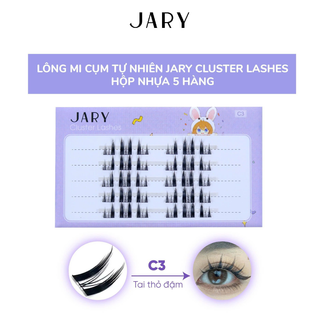 [Chính Hãng]Lông mi cụm tự nhiên Jary - C3
