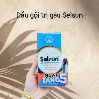 [Hàng CTY]Dầu gội trị gàu Selsun (Tặng 3 gói Sữa tắm)