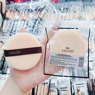 [Chính Hãng]Bông phấn Vacosi khô tròn BP08