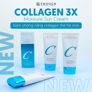 [Hàng Full tem]Kem chống nắng Enough Collagen 3X 50ml
