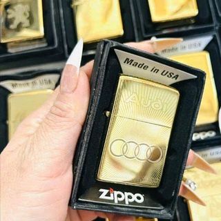BẬT LỬA ZIPPO VÀNG XỊN HOẠ TIẾT