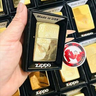 BẬT LỬA ZIPPO VÀNG XỊN HOẠ TIẾT