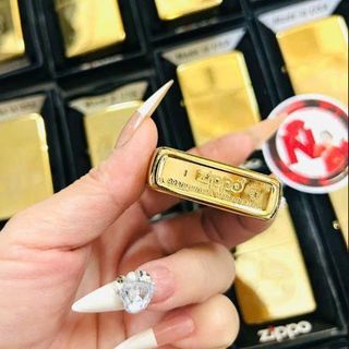BẬT LỬA ZIPPO VÀNG XỊN HOẠ TIẾT