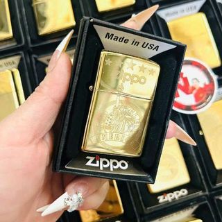 BẬT LỬA ZIPPO VÀNG XỊN HOẠ TIẾT