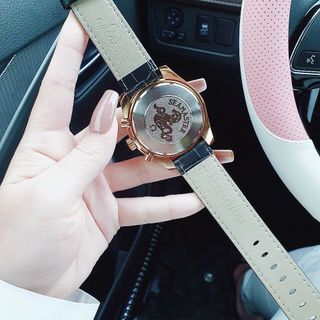 XẢ NHANH ĐỒNG HỒ NAM TRUNG CẤP ÔMEGHA DÂY DA CHONOGRAP