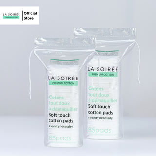 [Hàng Auth]Bông tẩy trang La Soiree 85 miếng
