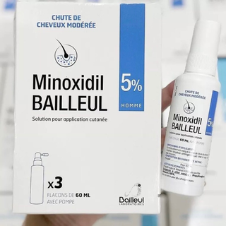 [Hàng CTY]Xịt kích thích mọc tóc Minoxidil 5% 60ml