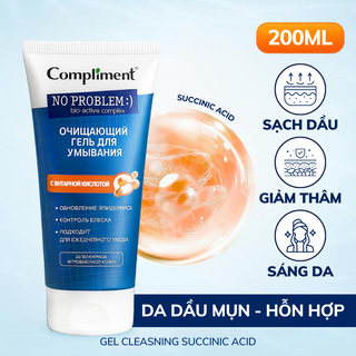 [Chính Ngạch]Sữa rửa mặt Compliment 200ml Vạch Cam