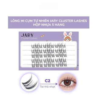 [Chính Hãng]Lông mi cụm tự nhiên Jary - C2