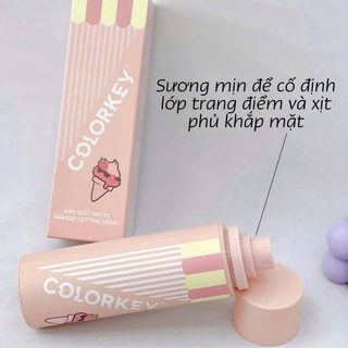 [Chính Hãng]Xịt khoáng khóa nền makeup 100ml (Hồng ice cream)