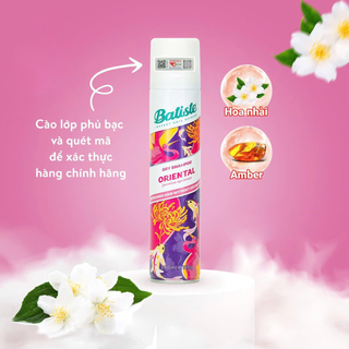 [Chính Ngạch]Dầu gội khô Batiste Oriental 200ml