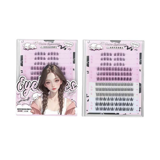 [Hàng Auth]Mi giả tự dính cụm rời 06014 Mix 4 Style GECOMO