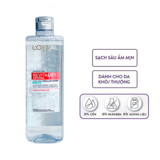 [Hàng Auth]Tẩy trang Loreal Xám 400ml