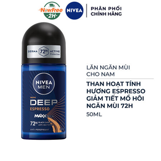 [Hàng CTY]Lăn khử mùi Nivea 50ml Deep Espresso