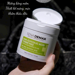 [Hàng Full tem]Toner Pad Sena Demar (hộp 70 miếng)