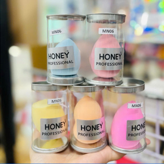 [Hàng Auth]Mút tán kem nền Honey Professional MN06