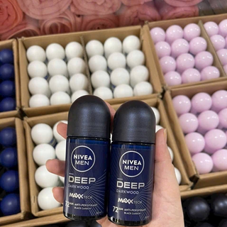 [Hàng CTY]Lăn khử mùi Nivea 50ml Darkwood