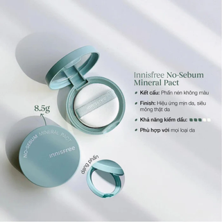 [Hàng CTY]Phấn phủ Innisfree dạng nén