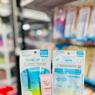 [Hàng CTY]Kem chống nắng Skin Aqua (tặng kem chống nắng body 50g+10gr)