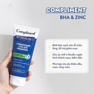 [Chính Ngạch]Sữa rửa mặt Compliment 200ml (Xanh lá)