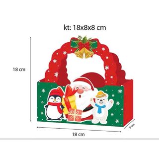 TÚI QUÀ XẾP HỘP GIÁNG SINH