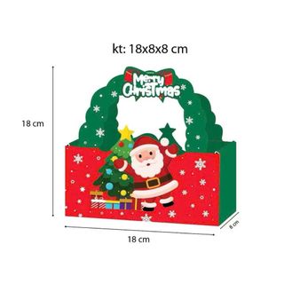 TÚI QUÀ XẾP HỘP GIÁNG SINH