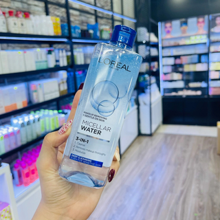 [Hàng Full tem]Tẩy trang Loreal 400ml Xanh nhạt