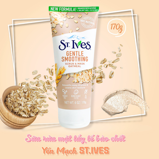 [Authentic]Sữa rửa mặt Stives Yến Mạch 170gr