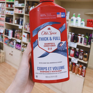 [Hàng CTY]Dầu gội xả Old Spice Thick & Full 650ml