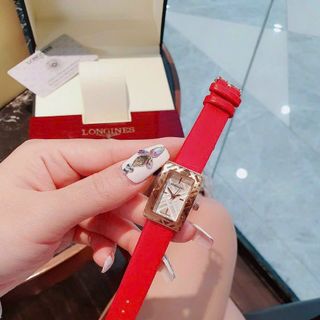 SALE BỎ MẪU ĐỒNG HỒ NỮ THỜI TRANG BUBBERI ĐỎ DÂY DA