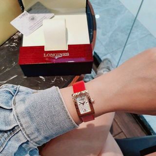 SALE BỎ MẪU ĐỒNG HỒ NỮ THỜI TRANG BUBBERI ĐỎ DÂY DA