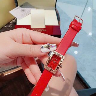 SALE BỎ MẪU ĐỒNG HỒ NỮ THỜI TRANG BUBBERI ĐỎ DÂY DA