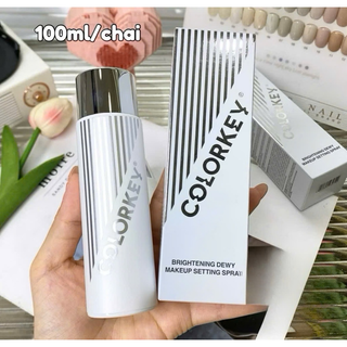 [Chính Hãng]Xịt khoáng khóa nền Colorkey trắng 100ml