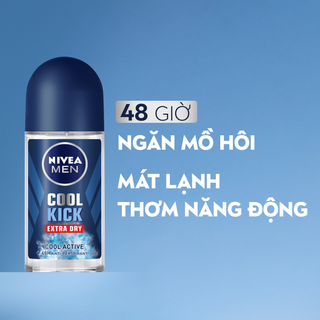 [Hàng CTY]Lăn khử mùi Nivea 50ml Cool Kick