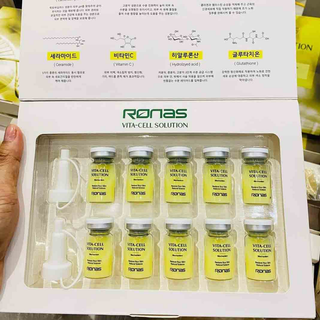 [Chính Hãng]Serum trắng da giảm nám Ronas (10 ống x 5ml)