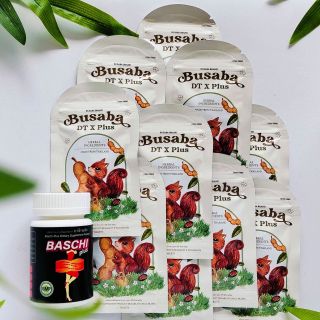 COMBO BASCHI PLUS & BUSABA (70viên /10 gói) THANH LỌC THẢI ĐỘC TỐ HỖ TRỢ LÁY LẠI VÓC DÁNG