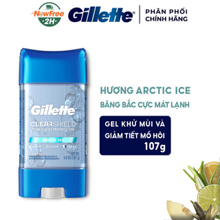 [Hàng CTY]Lăn khử mùi Gillette Arctic Ice - Gel 107gr