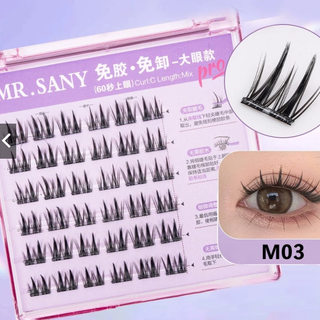 [Hàng Auth]Mi giả cụm rời tự dính MR. Sany - 03