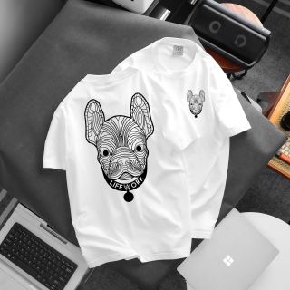 Áo thun nam. Chất thun cotton  4c chính phẩm đàn hồi tốt, mềm mịn,độ bền màu cao