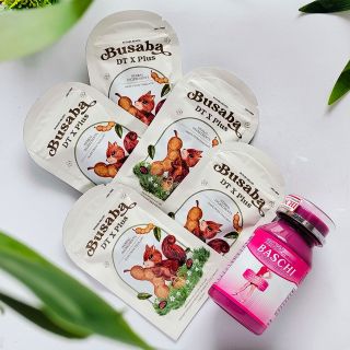BỘ ĐÔI SẢN PHẨM BASCHI HỒNG & BUSABA (5 gói / 35 viên)