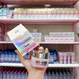 [Hàng Full tem]Kem face Loreal Glycolic 50ml (Kem đêm)