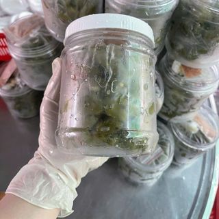 Cà na thái đập dập xốc muối ớt bịch 500g